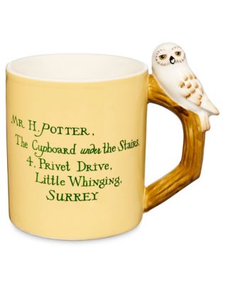 Hogwarts Letter Molded Handle Mug - Harry Potter - Spencer's