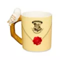 Hogwarts Letter Molded Handle Coffee Mug - Harry Potter at Spencer's