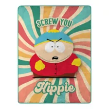 Screw You Hippie Cartman Fleece Blanket - South Park at Spencer's