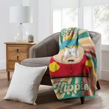 Screw You Hippie Cartman Fleece Blanket - South Park at Spencer's