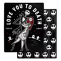 Love You to Death Fleece Blanket - The Nightmare Before Christmas at Spencer's
