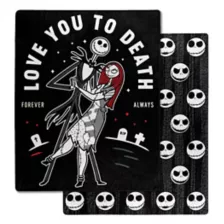 Love You to Death Fleece Blanket - The Nightmare Before Christmas at Spencer's