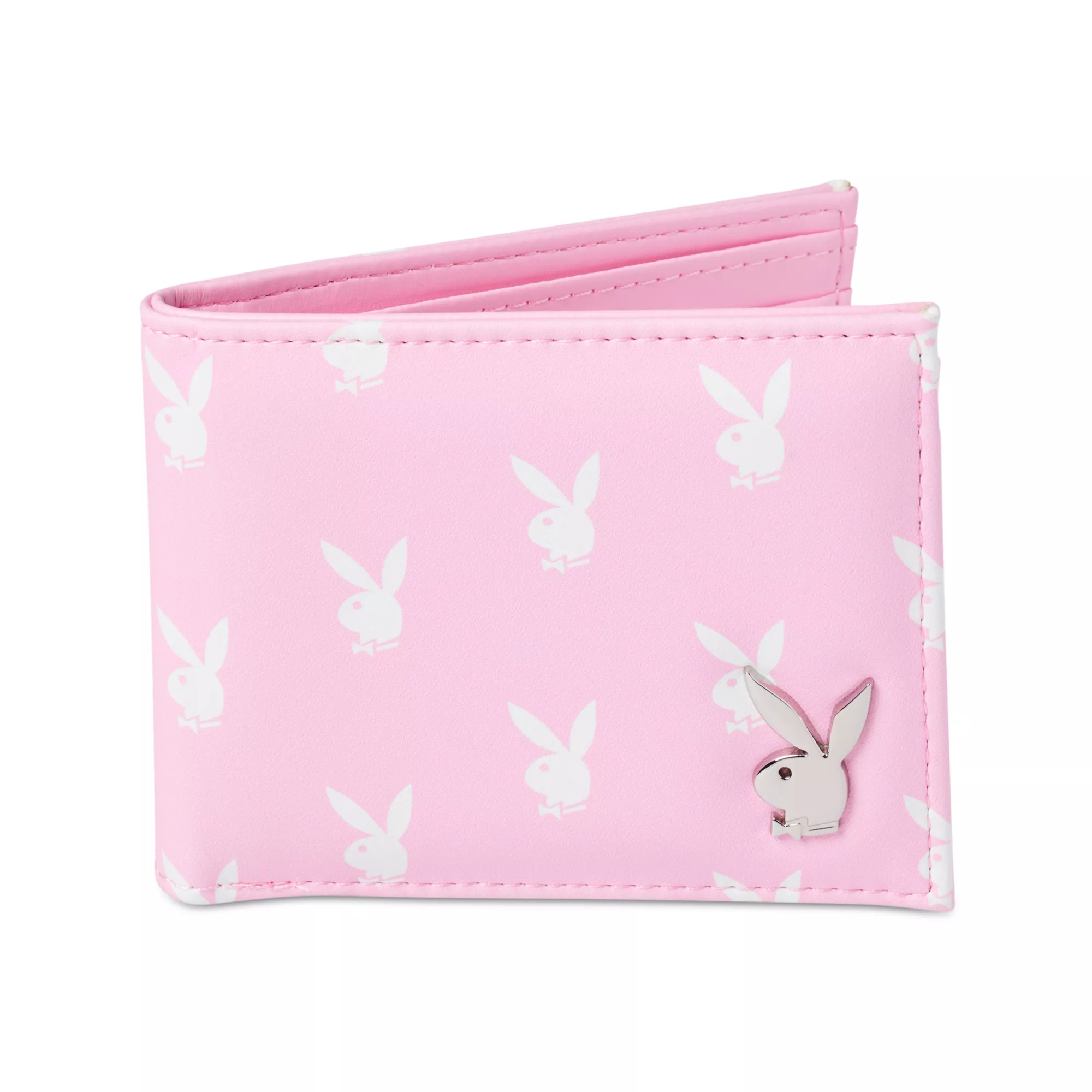 Pink Playboy Bunny Bifold Wallet at Spencer's