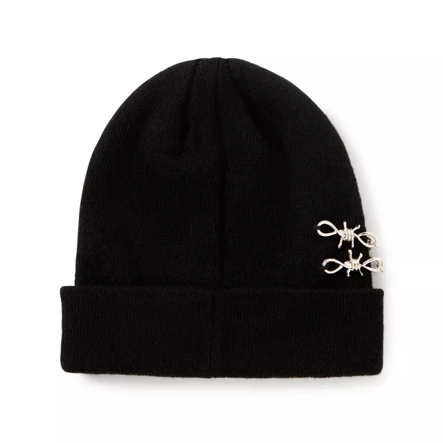 Fuck Off Barbed Wire Beanie Hat at Spencer's