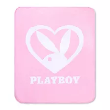 Playboy Bunny Heart Fleece Blanket at Spencer's