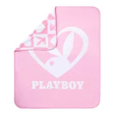 Playboy Bunny Heart Fleece Blanket at Spencer's