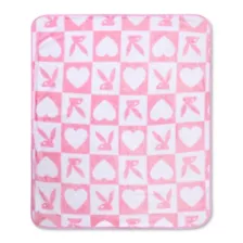 Playboy Bunny Heart Fleece Blanket at Spencer's