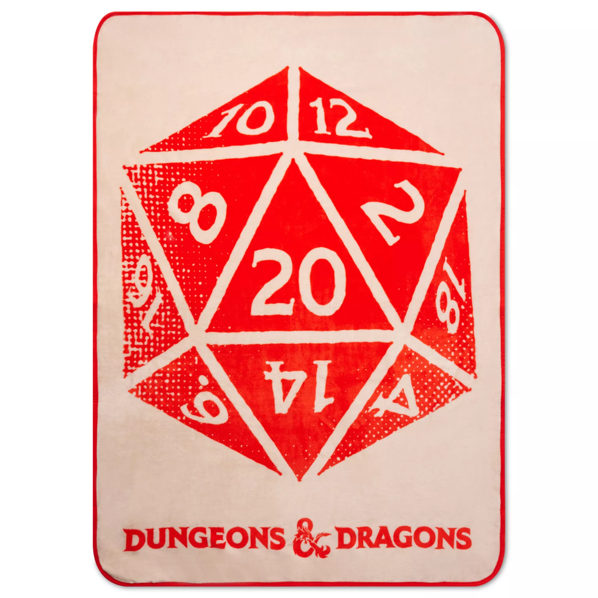 Dungeons & Dragons Dice Fleece Blanket at Spencer's