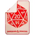Dungeons & Dragons Dice Fleece Blanket at Spencer's