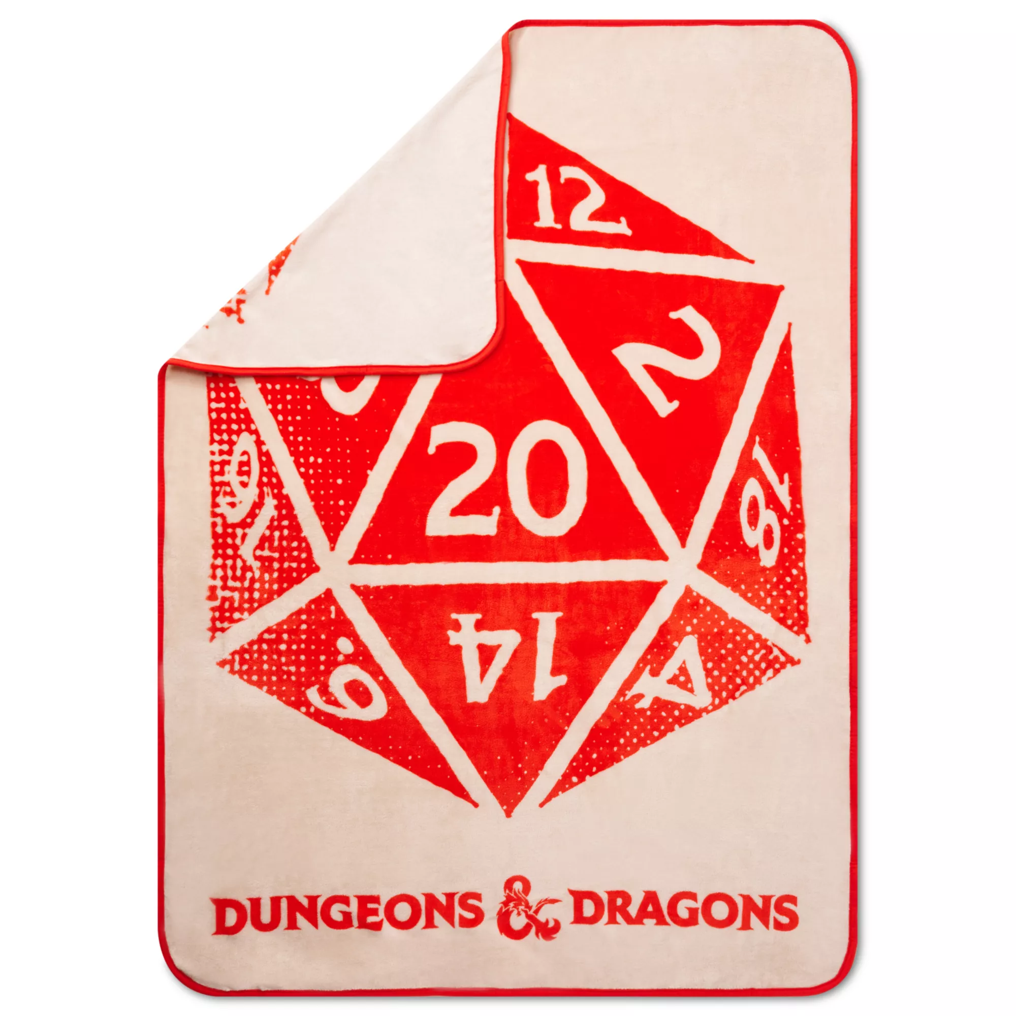 Dungeons & Dragons Dice Fleece Blanket at Spencer's
