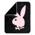Playboy Bunny Logo Fleece Blanket at Spencer's