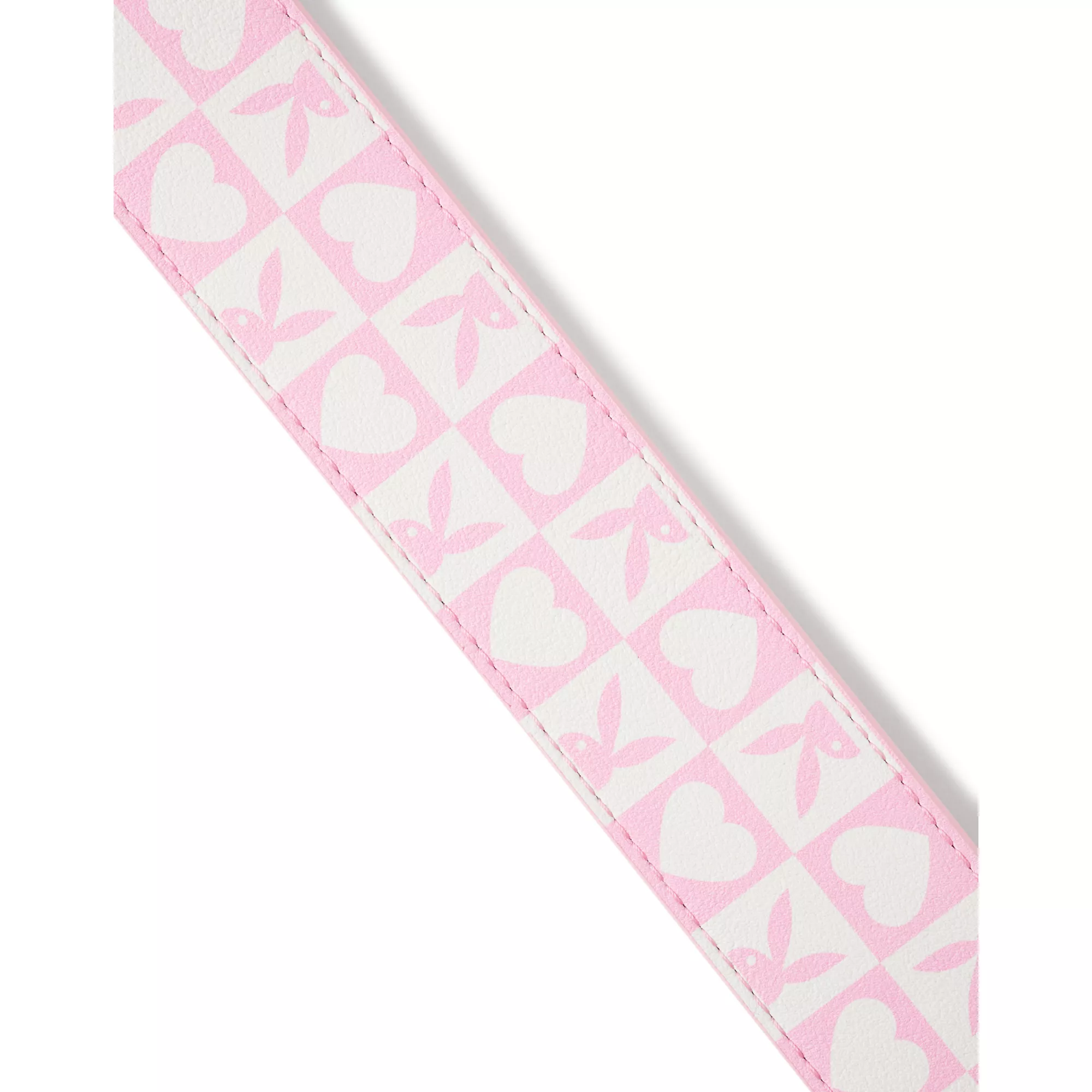 Playboy Pink and White Belt at Spencer's