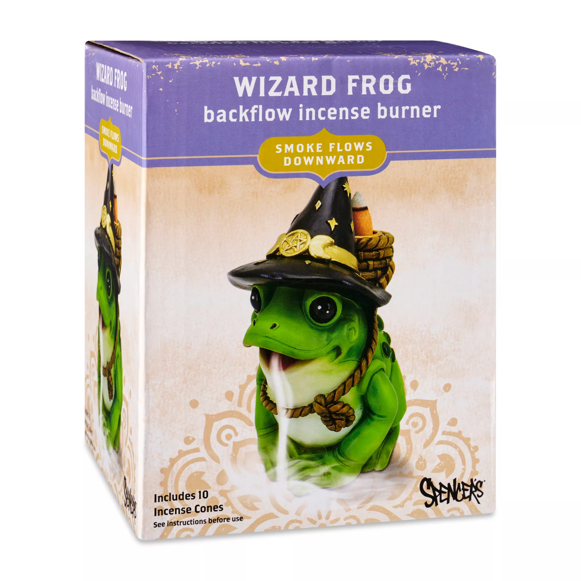 Wizard Frog Backflow Incense Burner at Spencer's