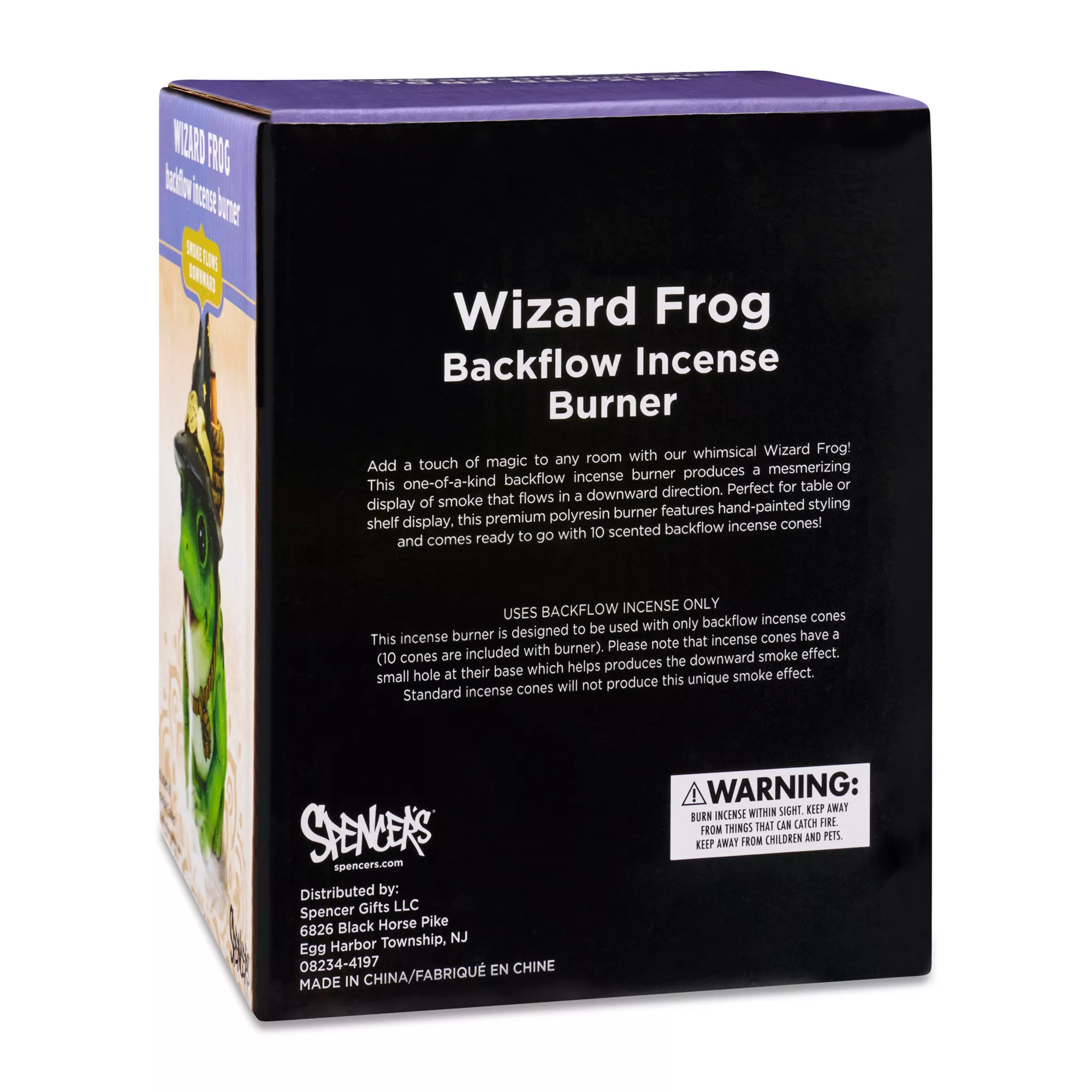 Wizard Frog Backflow Incense Burner at Spencer's