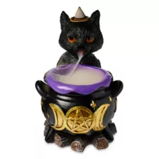 Cat Cauldron Backflow Incense Burner at Spencer's