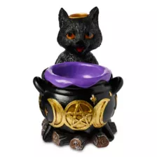 Cat Cauldron Backflow Incense Burner at Spencer's