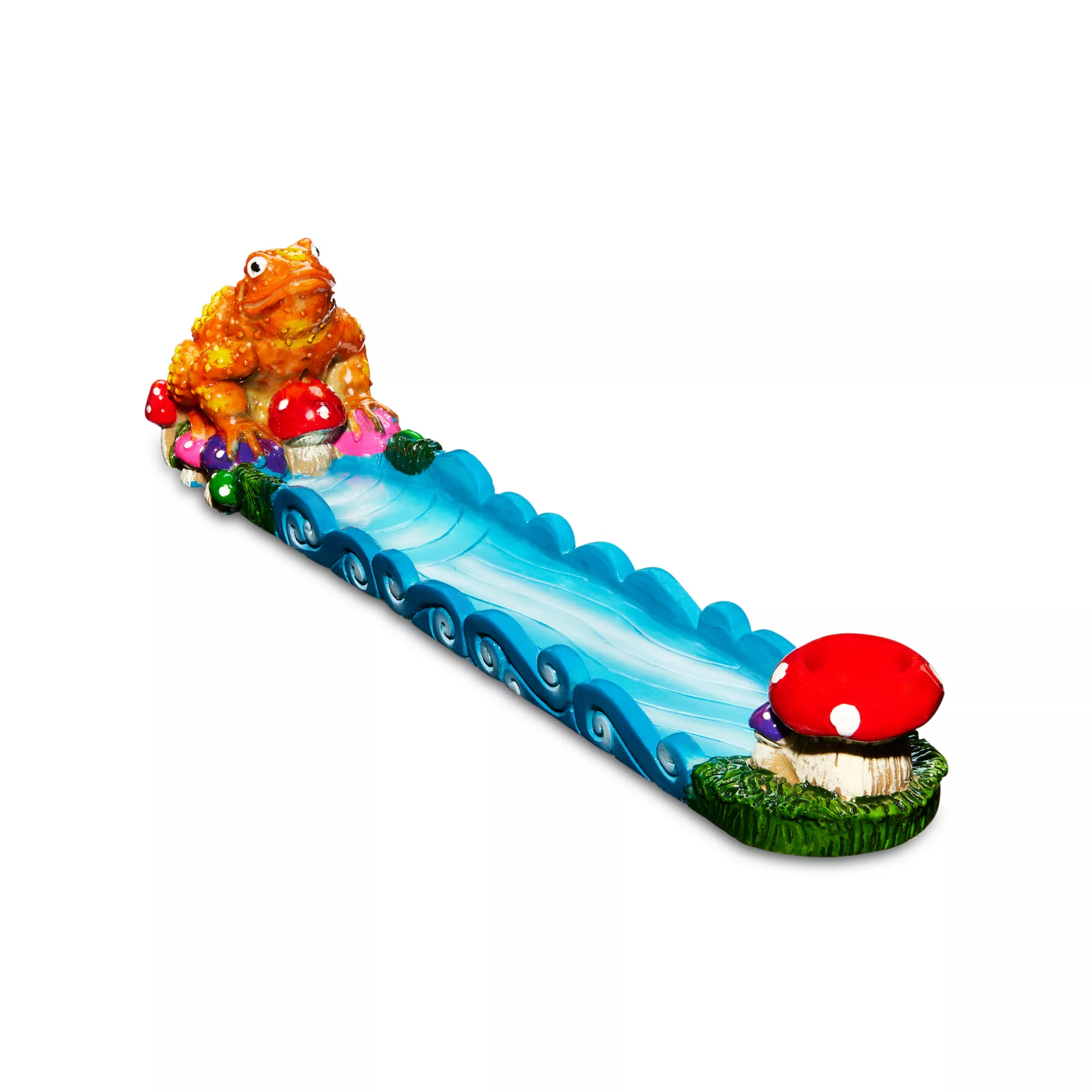 Mushroom Frog Flat Incense Burner at Spencer's