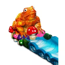 Mushroom Frog Flat Incense Burner at Spencer's