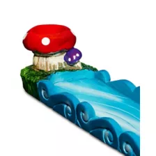 Mushroom Frog Flat Incense Burner at Spencer's