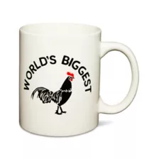 World's Biggest Cock Coffee Mug - 20 oz. at Spencer's