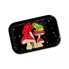 Starry Night Mushroom Frog Tray at Spencer's