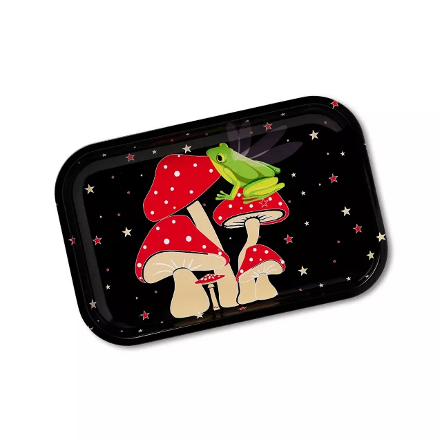 Starry Night Mushroom Frog Tray at Spencer's