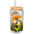 Vintage Frog Glass Cup with Straw - 16 oz. at Spencer's