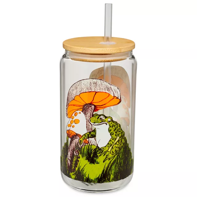Vintage Frog Glass Cup with Straw - 16 oz. at Spencer's
