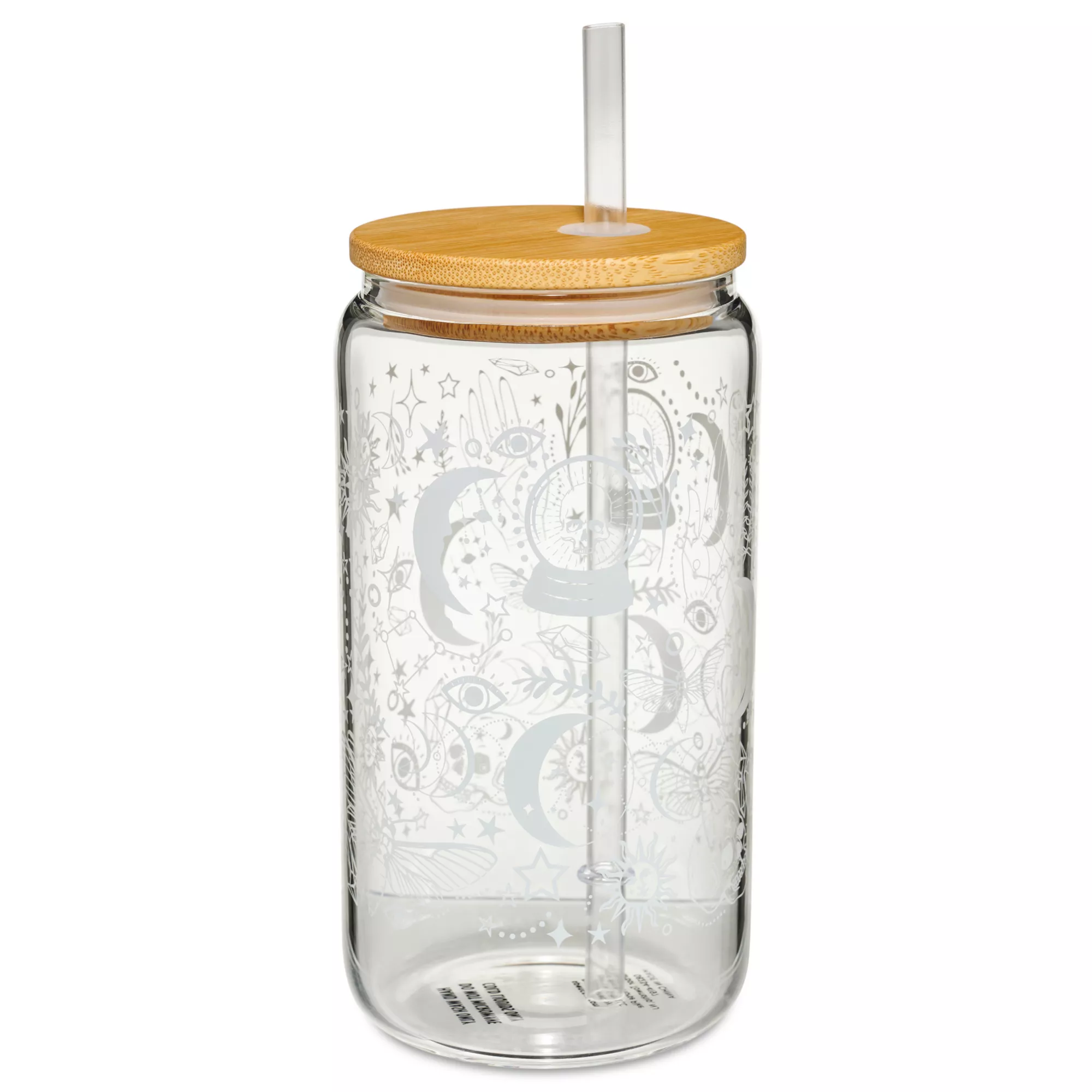 Mystic Glass Cup with Straw - 16 oz. at Spencer's