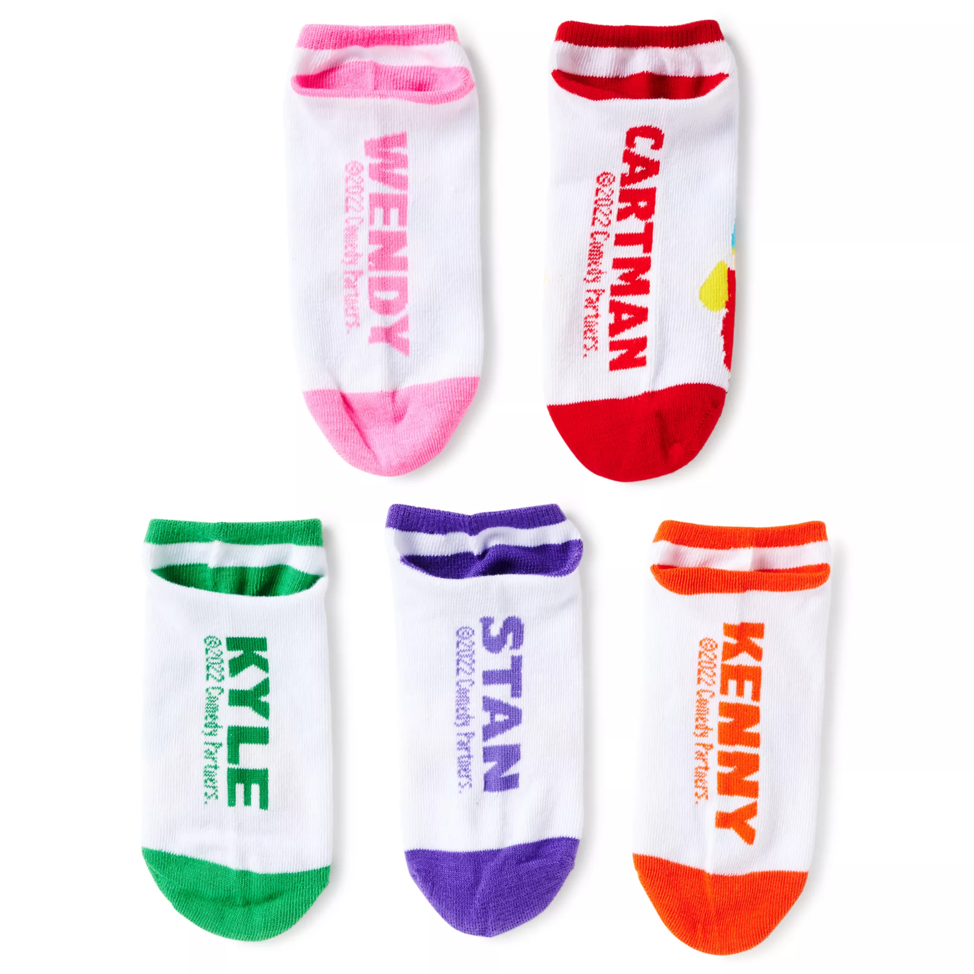 Multi-Pack South Park Funny Character Ankle Socks - 5 Pair at Spencer's