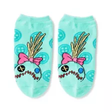 Multi-Pack Lilo & Stitch Characters No Show Socks - 5 Pack at Spencer's