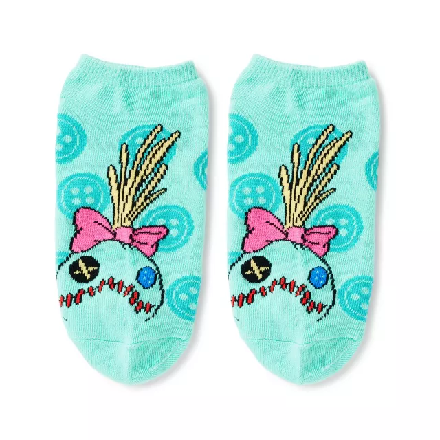 Multi-Pack Lilo & Stitch Characters No Show Socks - 5 Pack at Spencer's