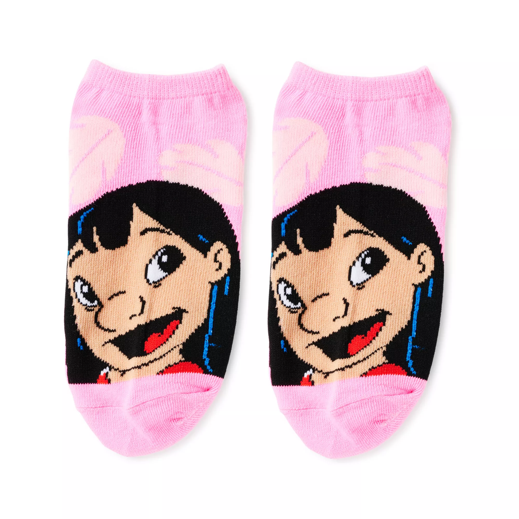 Multi-Pack Lilo & Stitch Characters Ankle Socks - 5 Pair at Spencer's