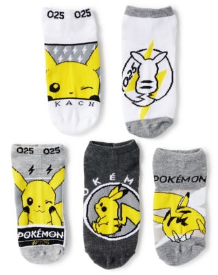 Pikachu No Show Socks 5 Pack - Pokémon