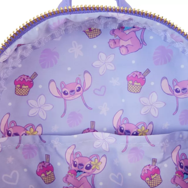 Stitch & Angel valentine mini backpack Wallet fashion Organizer set