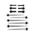 Multi-Pack Silvertone and Black Tapers and Plugs - 6 Pair at Spencer's