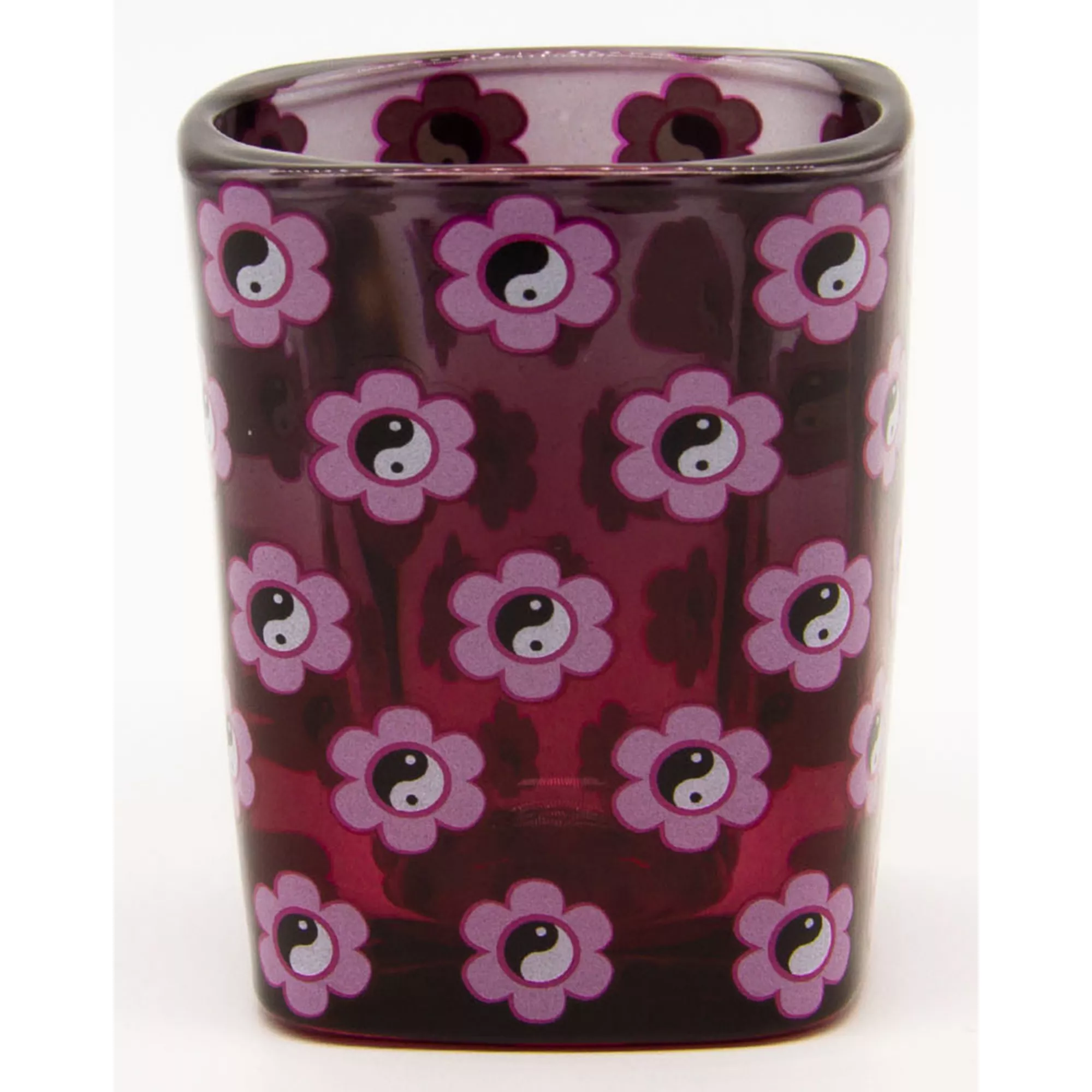 Yin Yang Flower Square Shot Glass - 2 oz. at Spencer's