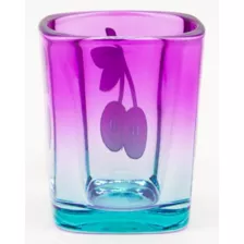 Ombre Cherry Icon Square Shot Glass - 2 oz. at Spencer's