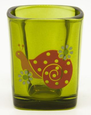 Snail Icon Square Shot Glass - 2 oz.