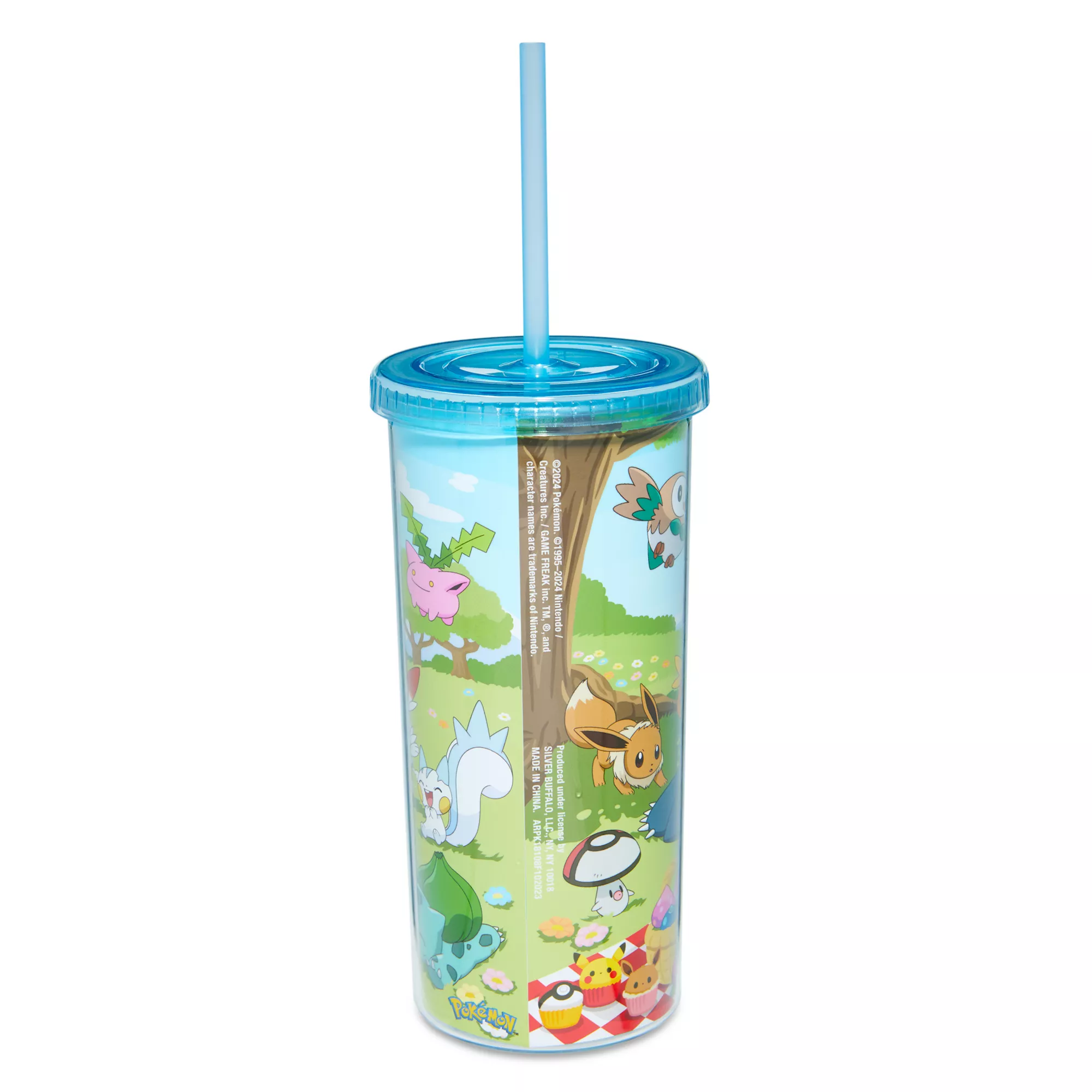 Pokémon Picnic Cup with Straw - 20 oz. at Spencer's