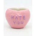 Hate You Conversation Heart Molded Shot Glass - 2 oz. at Spencer's