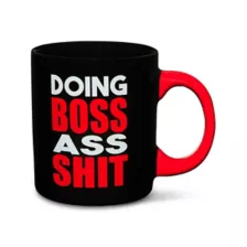 Doing Boss Ass Shit Coffee Mug - 20 oz. at Spencer's