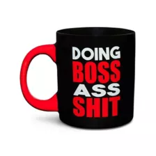 Doing Boss Ass Shit Coffee Mug - 20 oz. at Spencer's