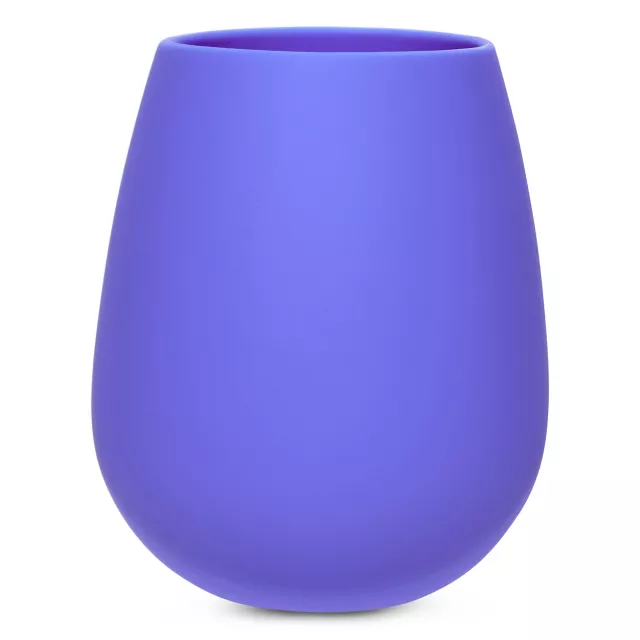 Fluffed Up Silicone Wine Glass at Spencer's