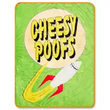 Cheesy Poofs Fleece Blanket - South Park at Spencer's