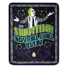 It's Showtime Fleece Blanket - Beetlejuice at Spencer's