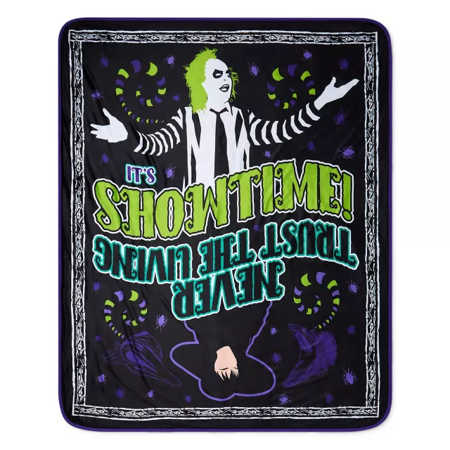 It's Showtime Fleece Blanket - Beetlejuice at Spencer's