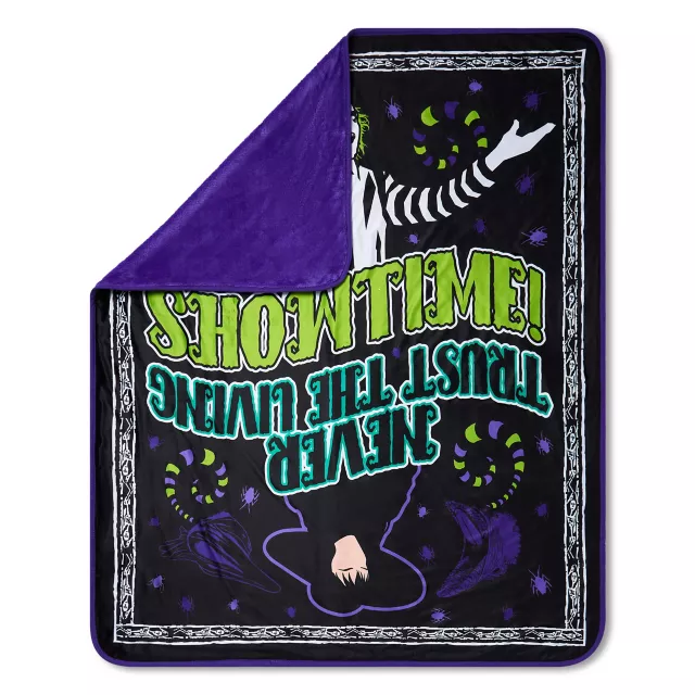 It's Showtime Fleece Blanket - Beetlejuice at Spencer's