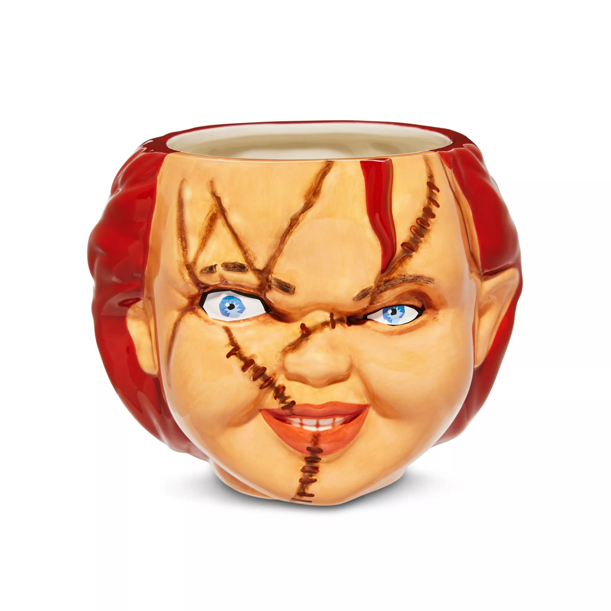 Molded Chucky Head Mug - 20 oz.