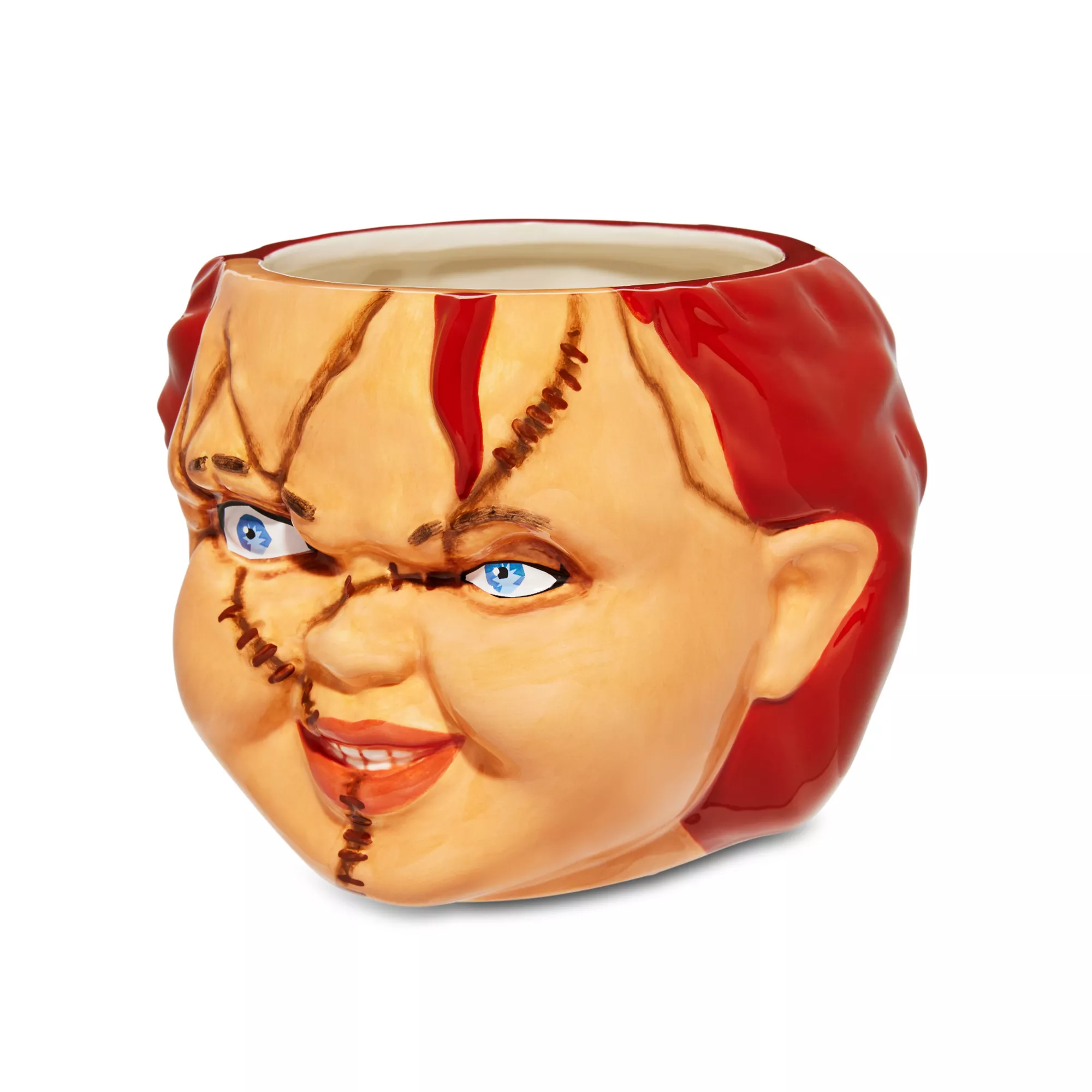 Molded Chucky Head Mug - 20 oz. at Spencer's